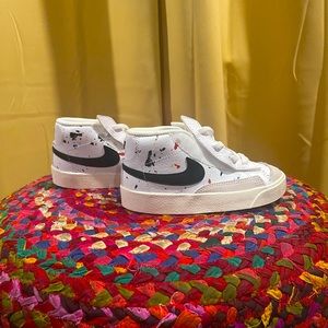 Nike Blazer Mid ‘77 TD | Paint Splatter | Little Kid Size 9C | Great Condition